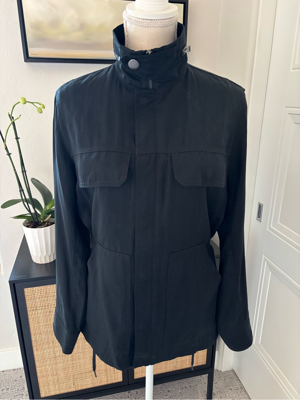 Zadig & Voltaire Black Jacket with Contrast Label